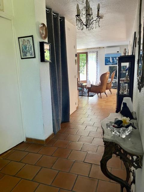 Le Cannet 10Mn Cannes Chambre Independante Etage D'Une Maison Avec Piscine Exteriör bild