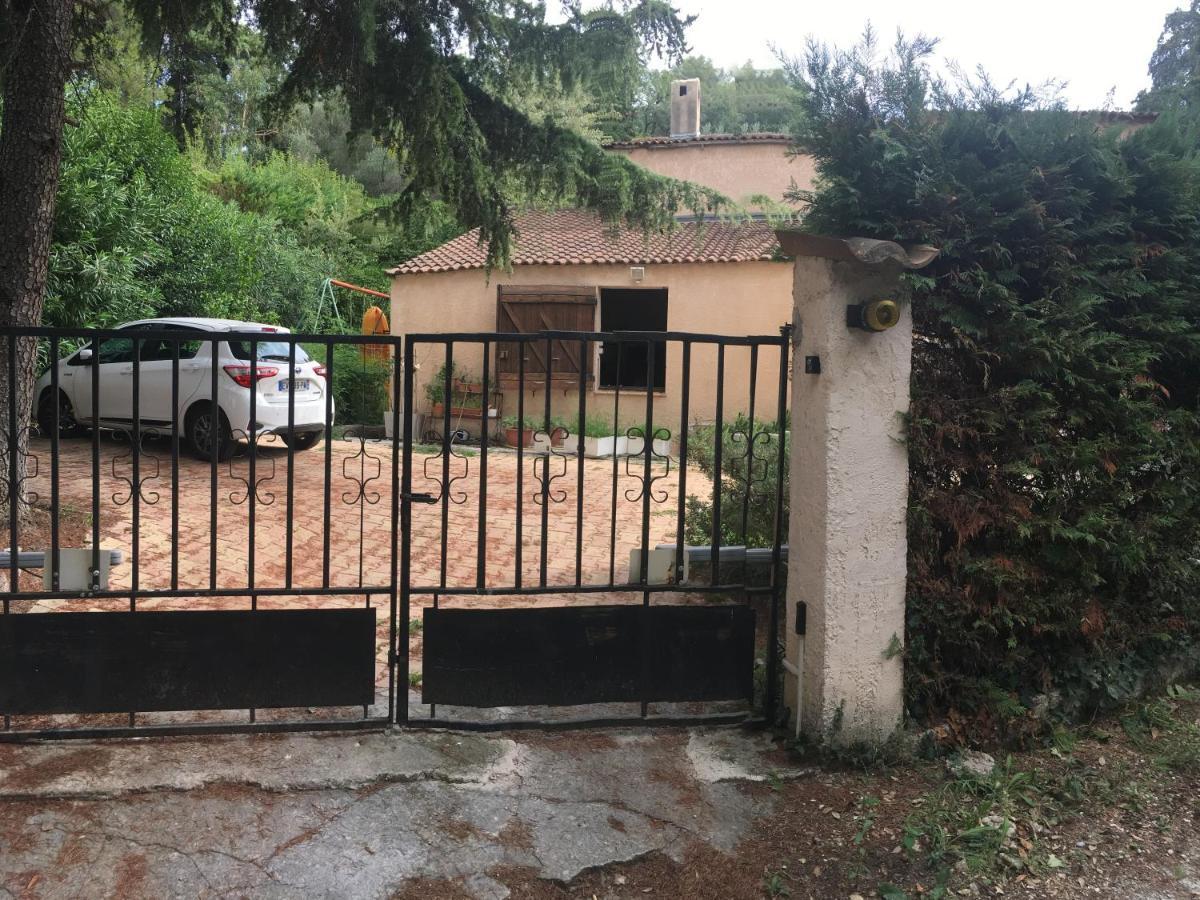 Le Cannet 10Mn Cannes Chambre Independante Etage D'Une Maison Avec Piscine Exteriör bild