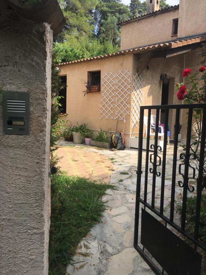 Le Cannet 10Mn Cannes Chambre Independante Etage D'Une Maison Avec Piscine Exteriör bild